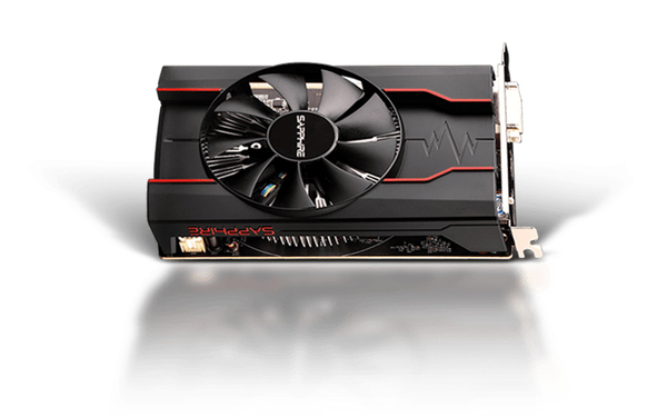 Sapphire Pulse Radeon RX 550 2GB -n&auml;yt&ouml;nohjain