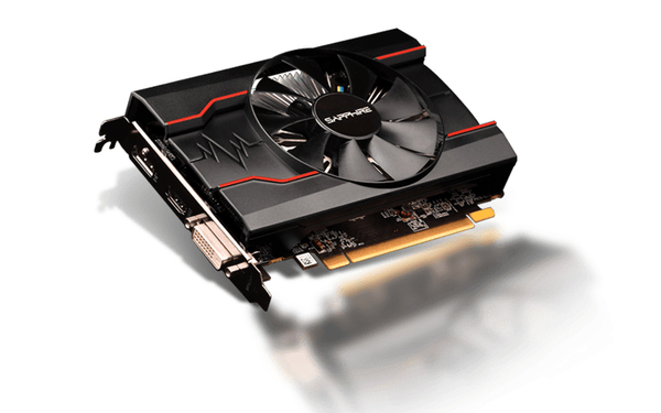 Sapphire Pulse Radeon RX 550 2GB -n&auml;yt&ouml;nohjain