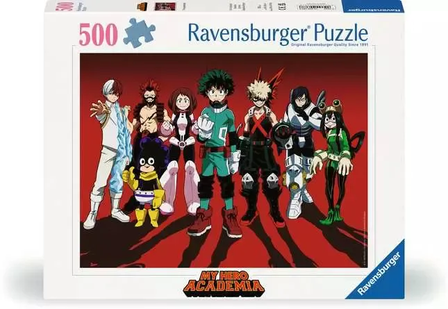 Ravensburger My Hero Academia: Superheroes -palapeli, 500 palaa