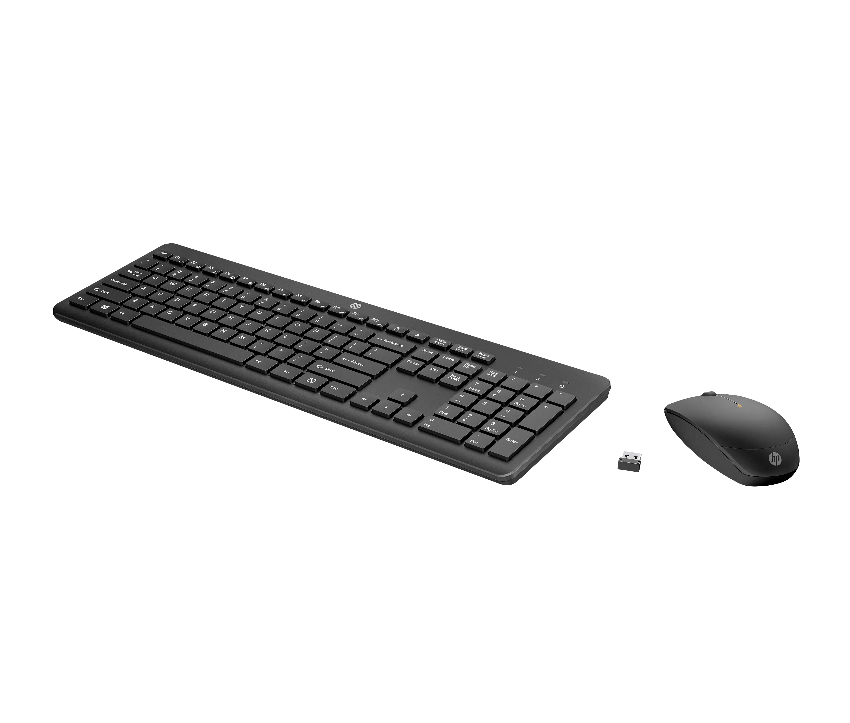 HP 235 - wireless keyboard and mouse, black