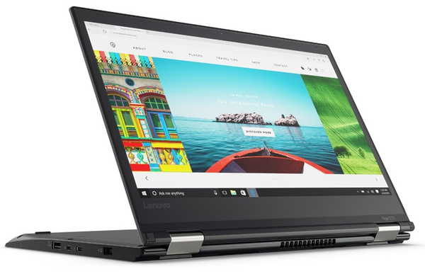 Lenovo 13.3" ThinkPad Yoga 370, 256GB, Win 10 Pro - kannettava, musta