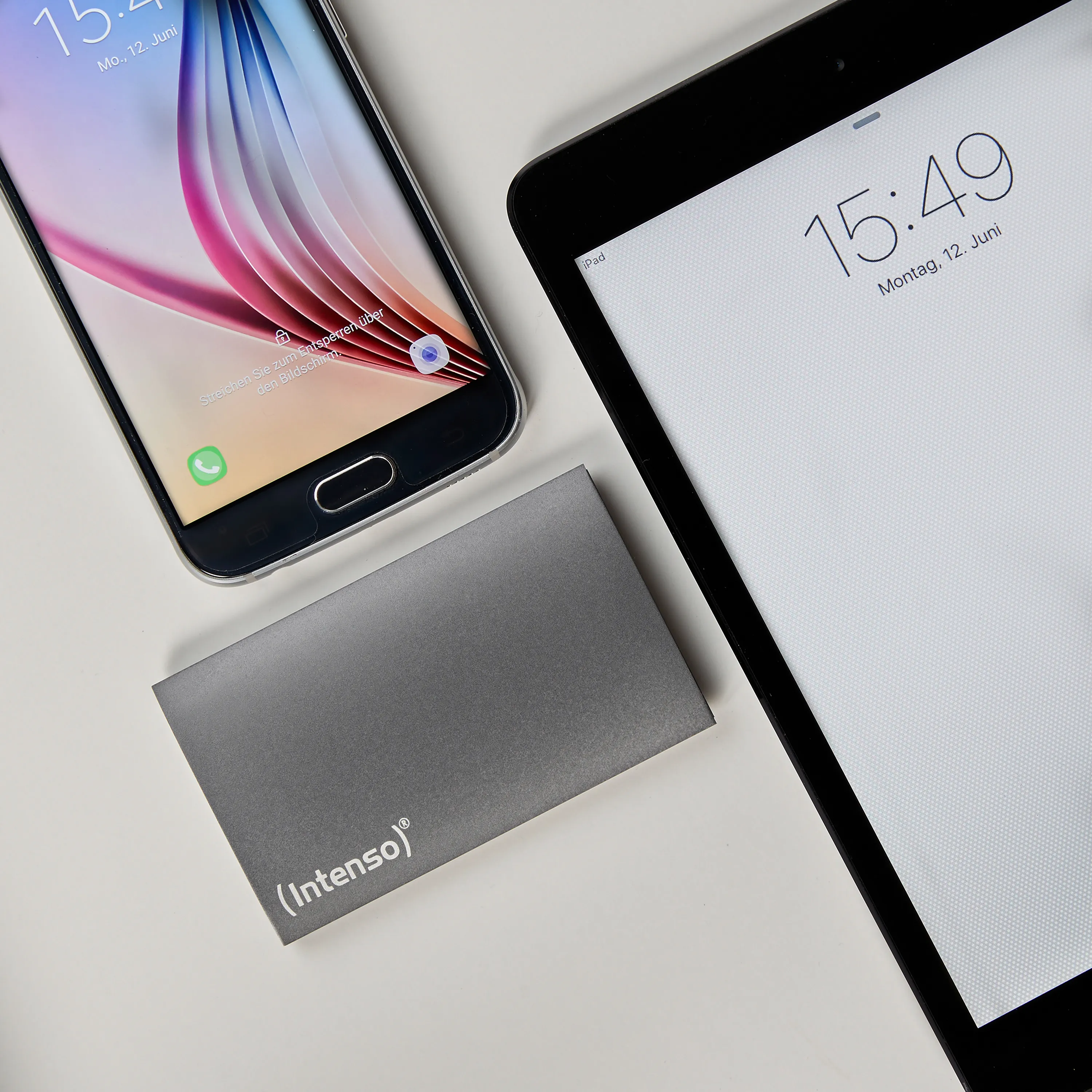 Intenso Premium 256GB External SSD with USB 3.2 Gen 1, Portable, Shock Resistant, Anthracite