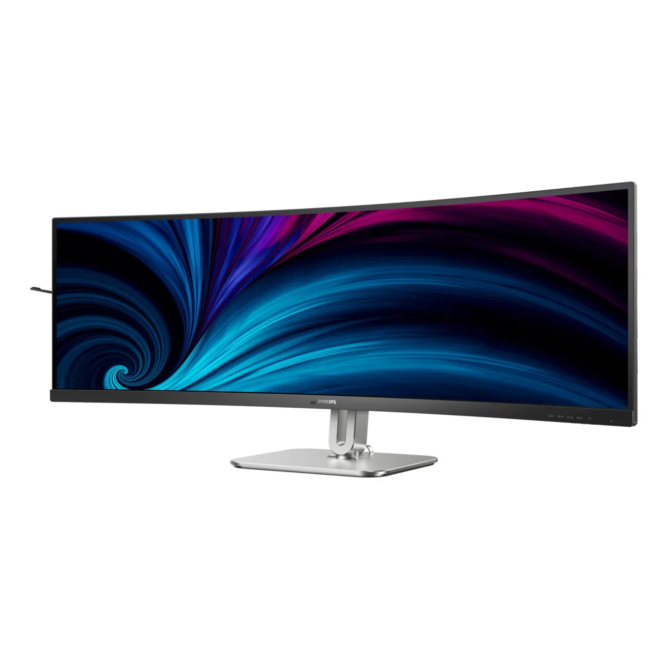 Philips 49B2U5900C 49" DQHD, VA curved sk&auml;rm med USB-C hub