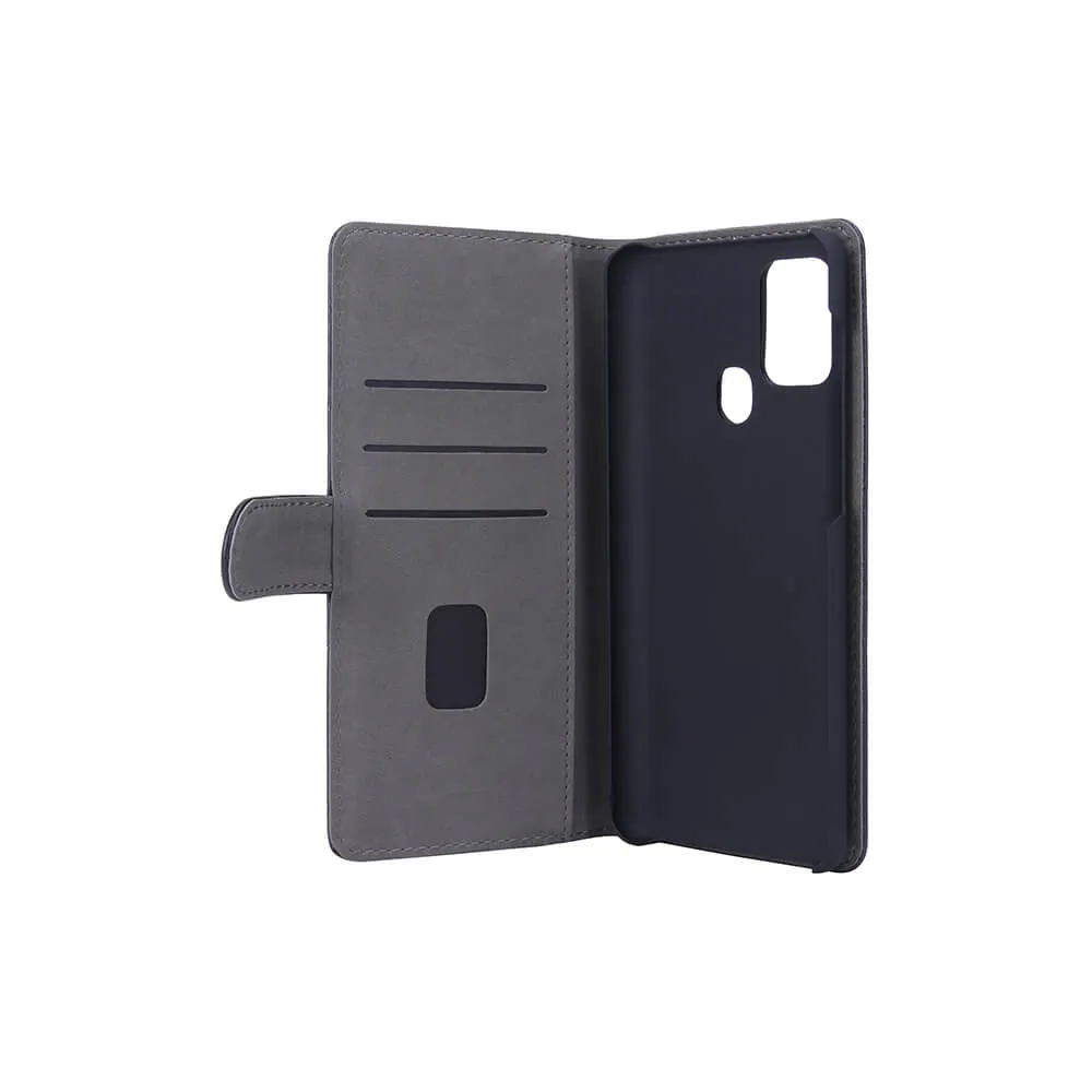 GEAR Wallet, Galaxy A21s -lompakkokotelo, Musta