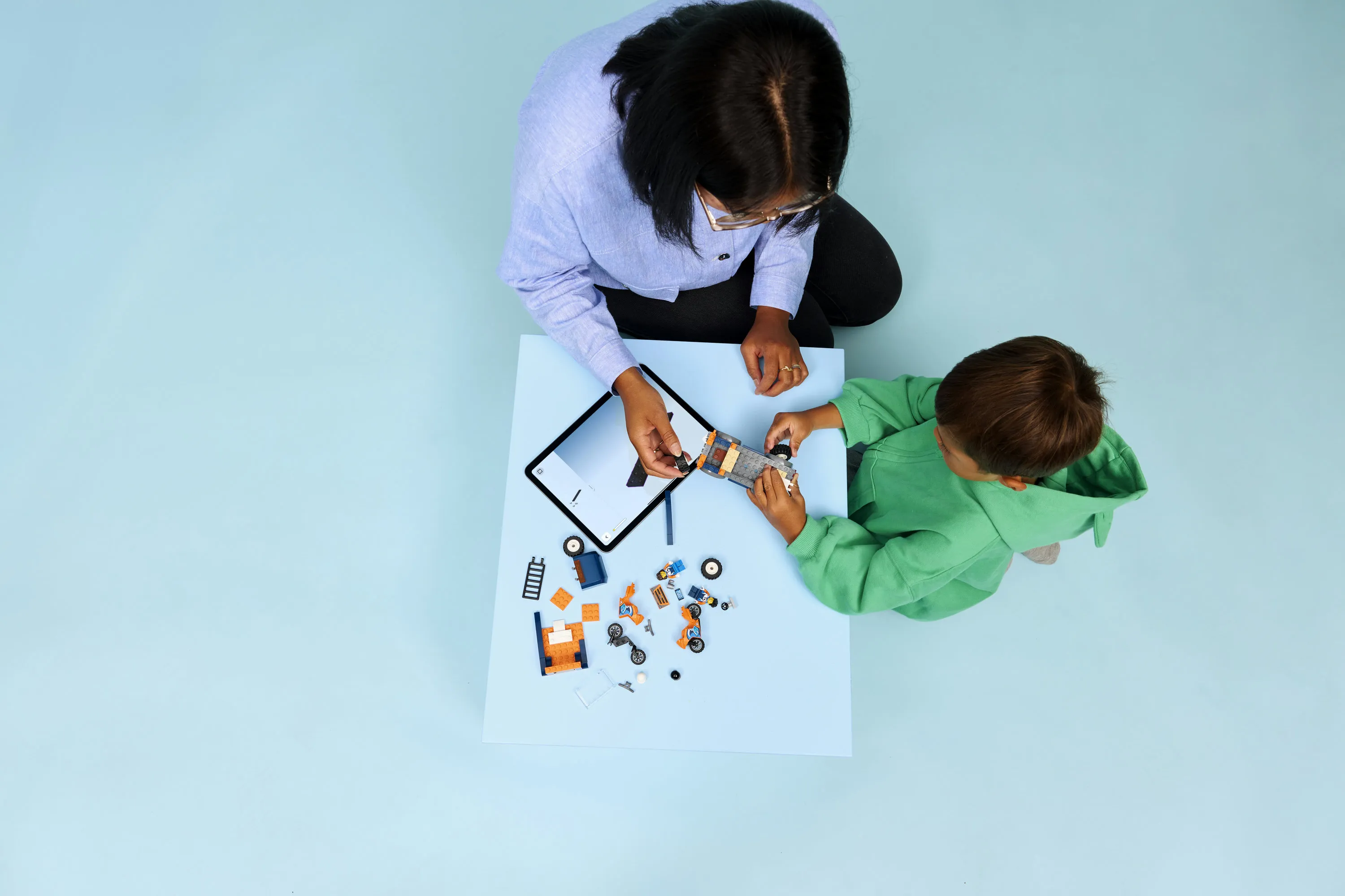 LEGO City Moottoripy&ouml;r&auml;n kuljetusauto 60491