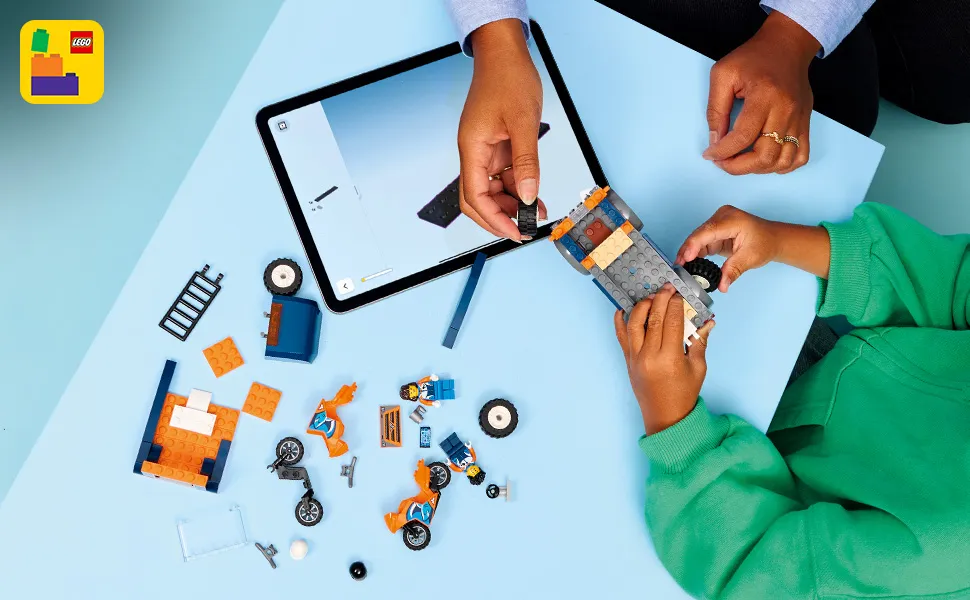 LEGO City Moottoripy&ouml;r&auml;n kuljetusauto 60491