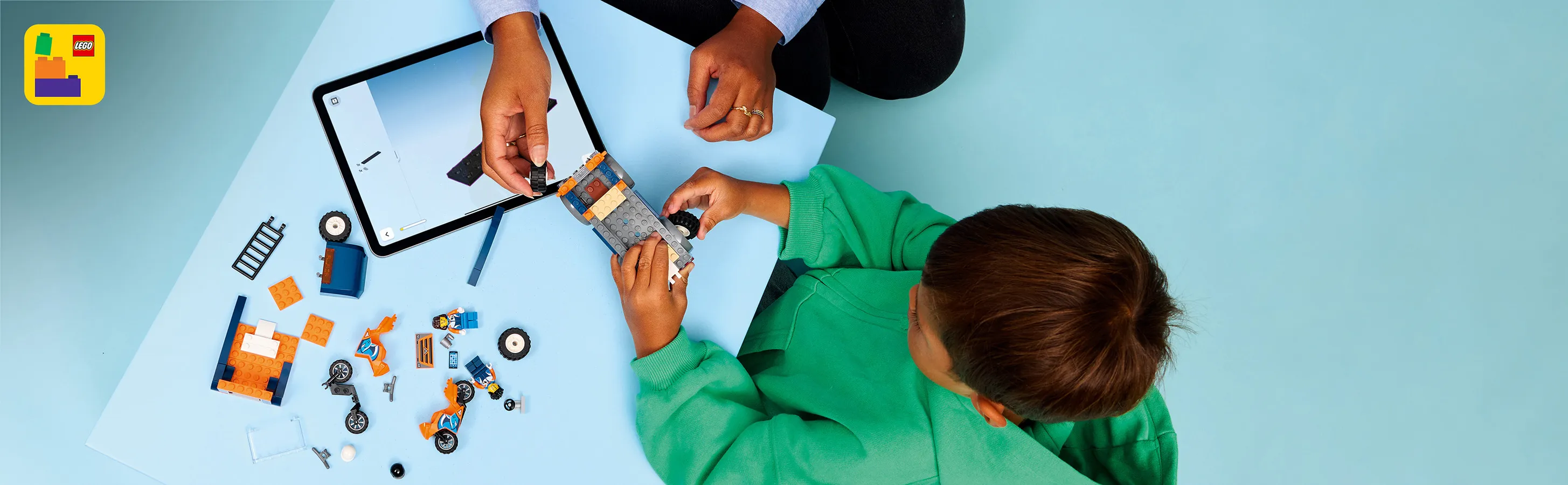 LEGO City Moottoripy&ouml;r&auml;n kuljetusauto 60491