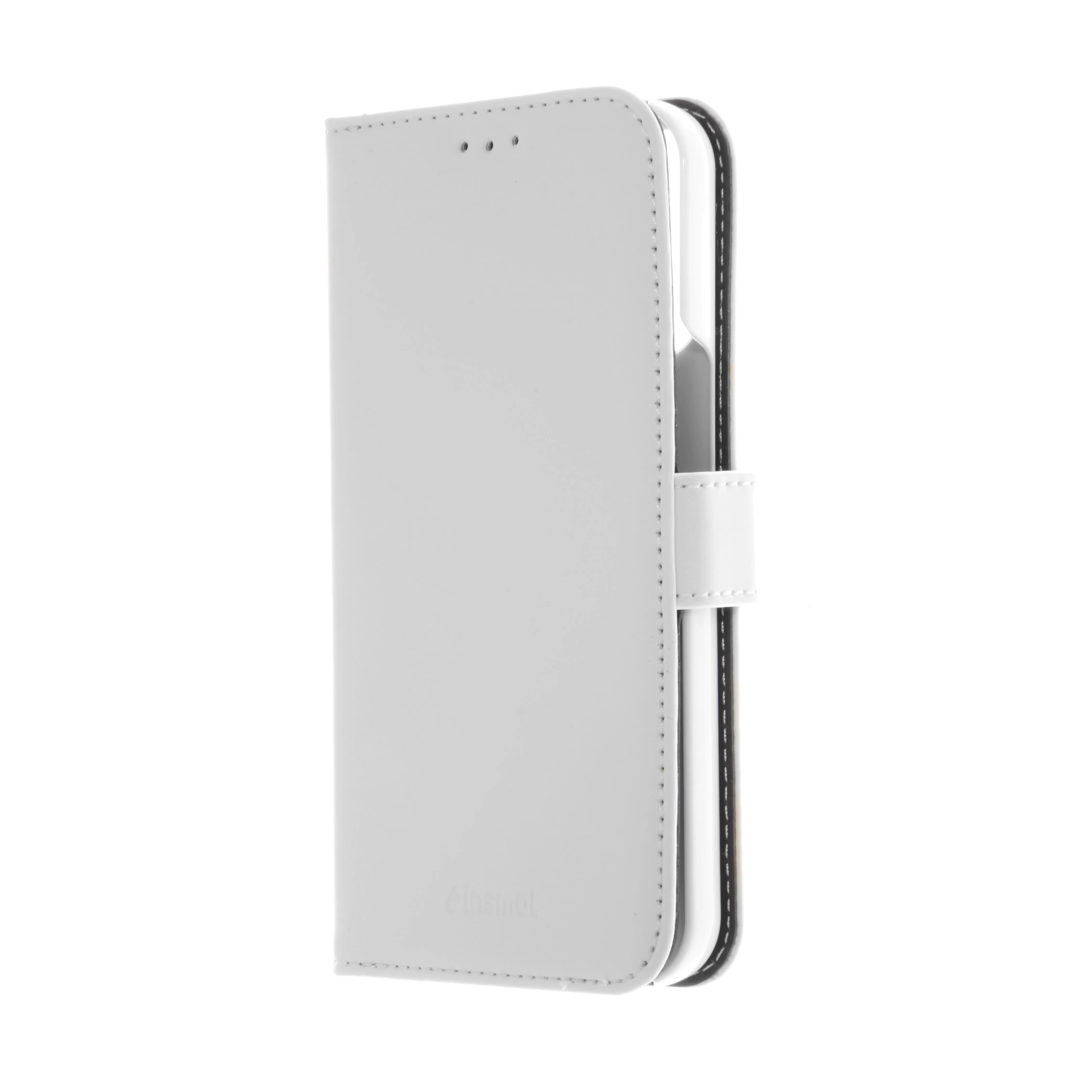 Insmat Flip Case, iPhone 13 Pro Max -lompakkokotelo, Valkoinen