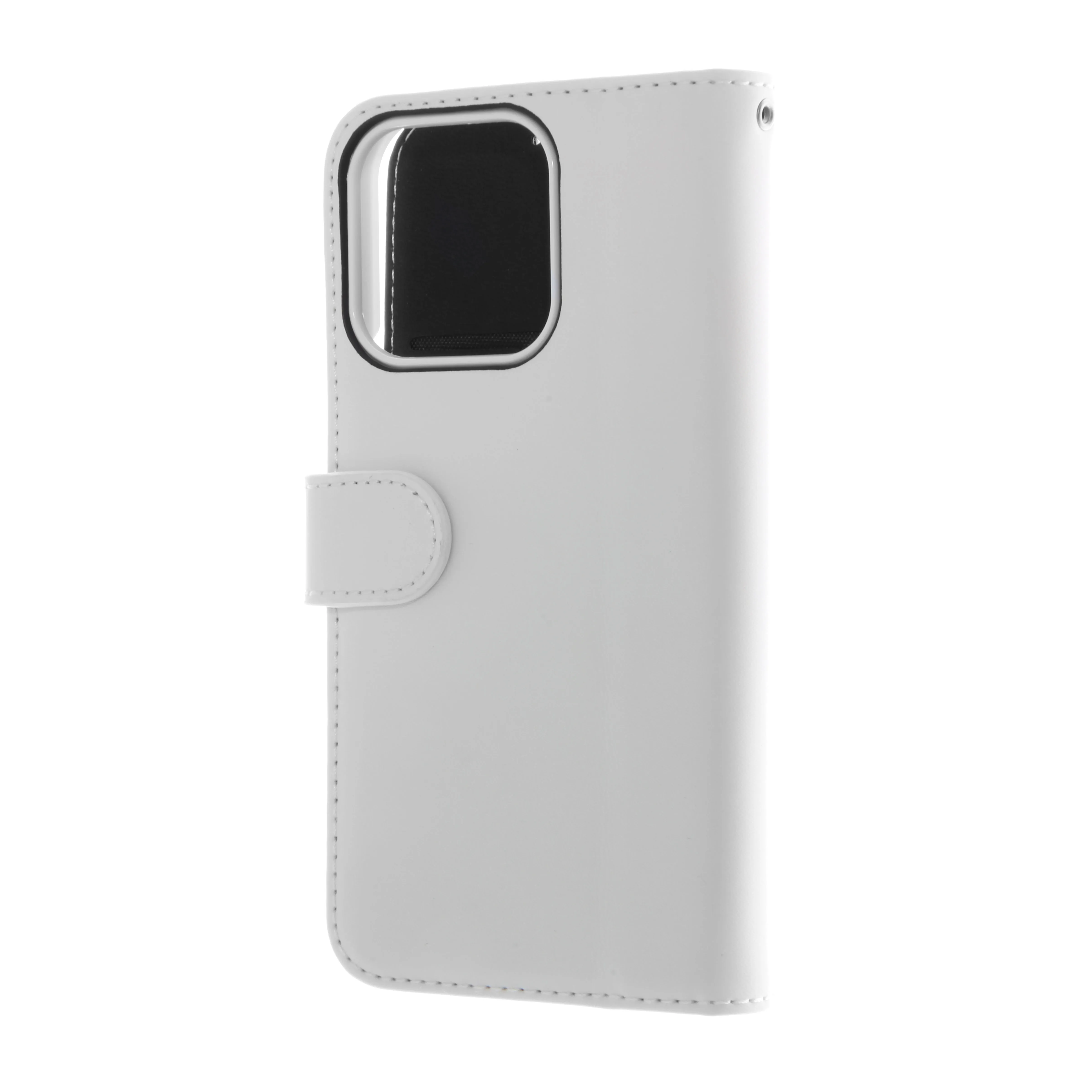 Insmat Flip Case, iPhone 13 Pro Max -lompakkokotelo, Valkoinen