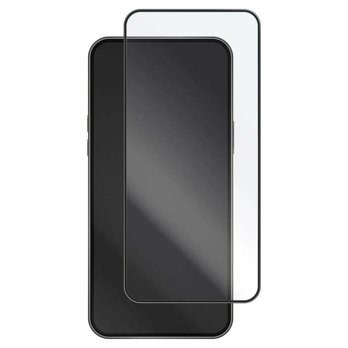 Gear iPhone Air 3D Platinum Kurvat Glas - sk&auml;rmskydd, Svart Ram