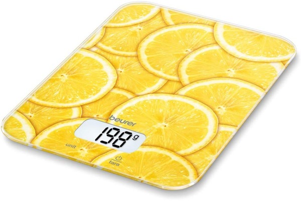 Beurer KS 19 Kitchen Scale, Lemon, 5 kg / 1 g