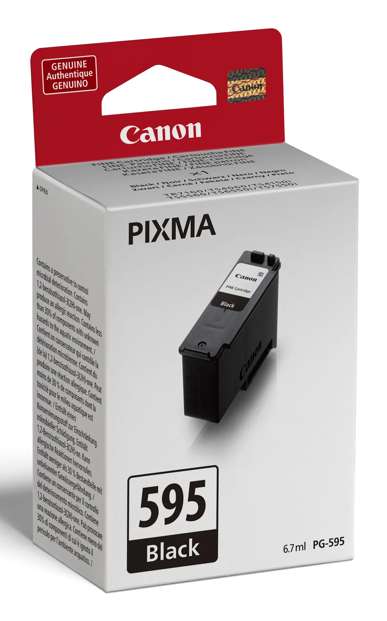 Canon PG-595-mustekasetti, 6.7 ml, musta