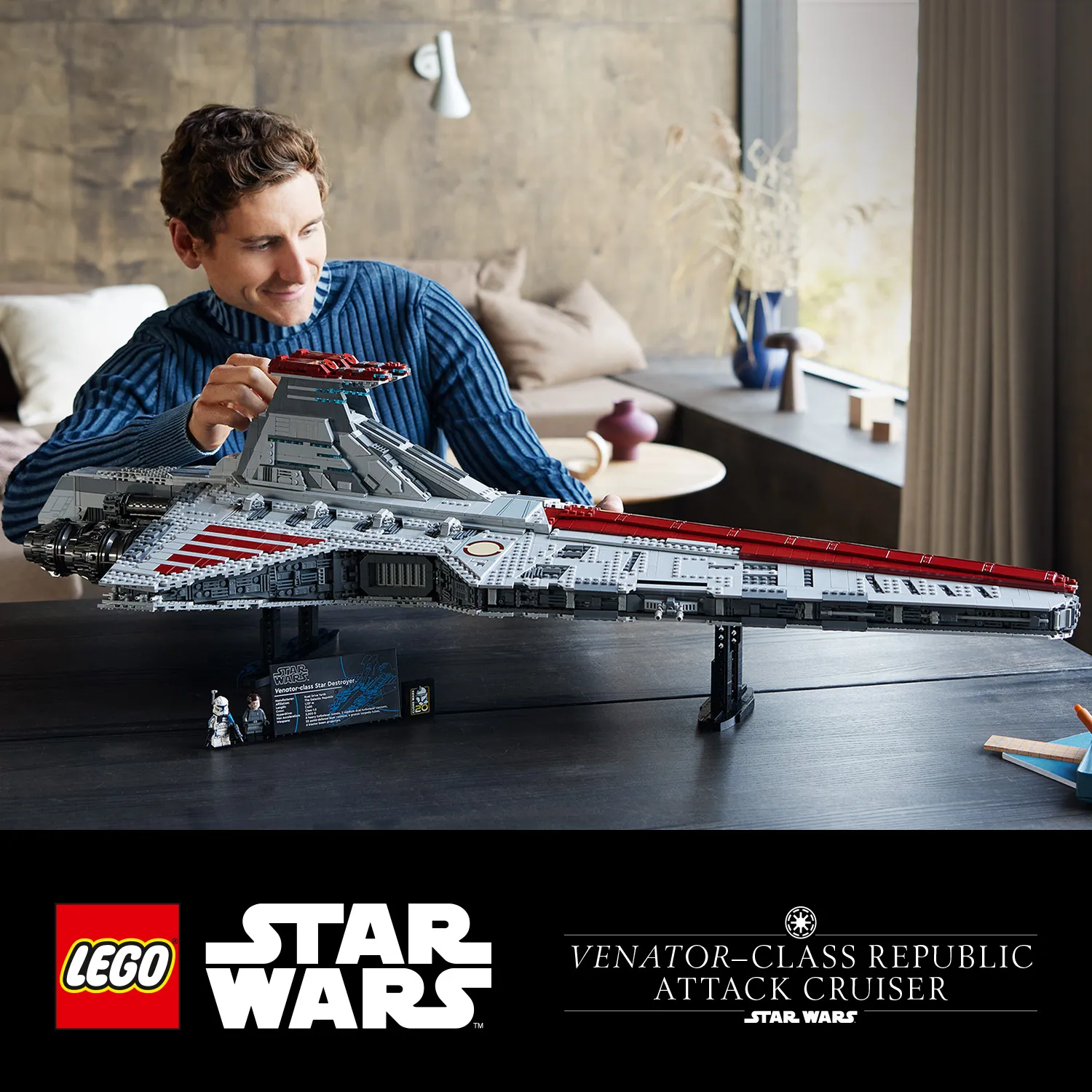 LEGO Star Wars Venator-luokan Tasavallan hy&ouml;kk&auml;ysristeilij&auml; 75367