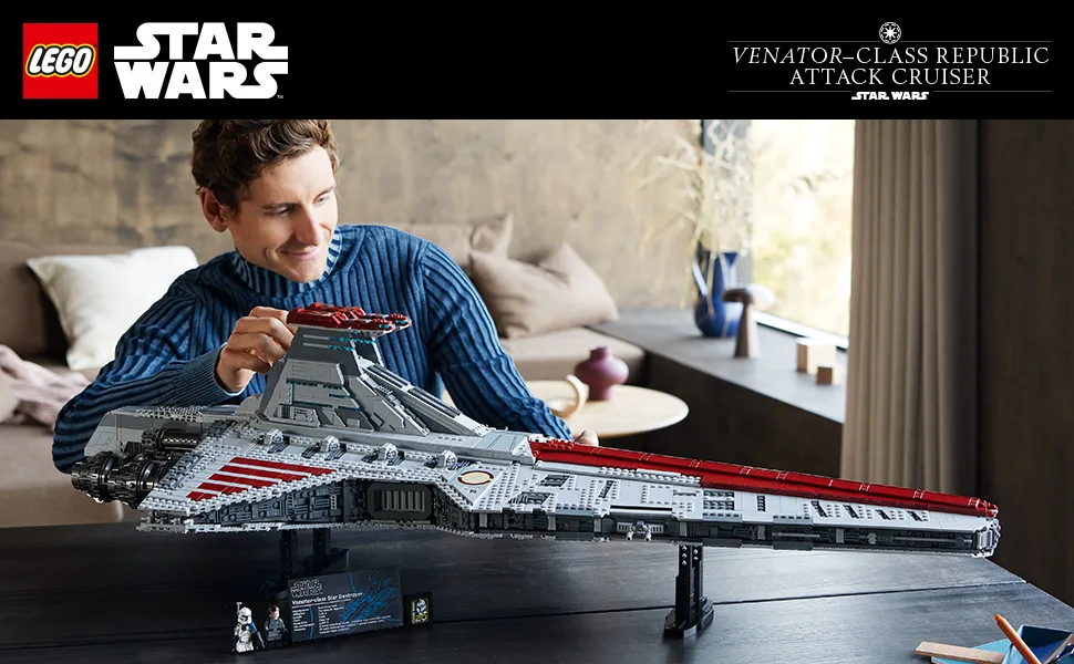 LEGO Star Wars Venator-luokan Tasavallan hy&ouml;kk&auml;ysristeilij&auml; 75367