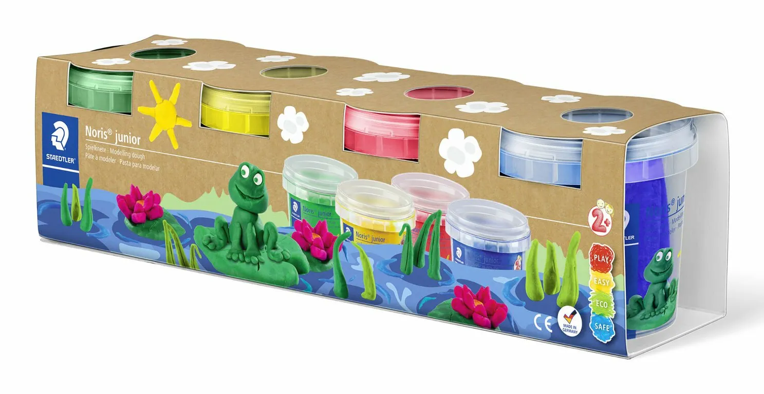 Plasticine Noris Club basic 4 ass colours