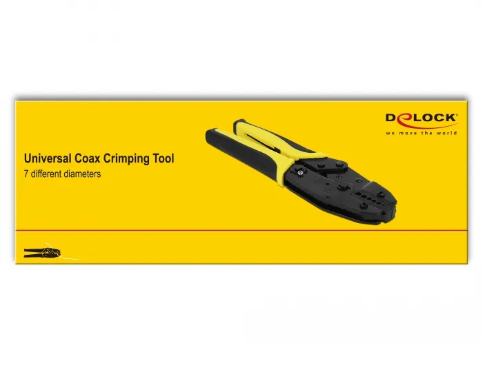 Universal Coax Crimping Tool for 7 different diameters