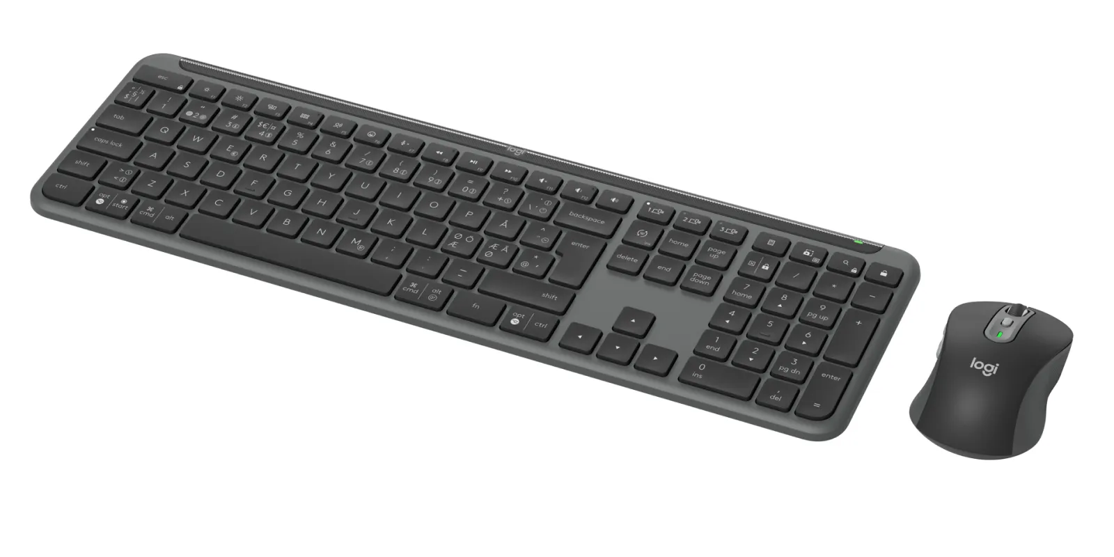 Logitech MK950 Signature Slim Business - tr&aring;dl&ouml;s tangentbord och mus, gr&aring;