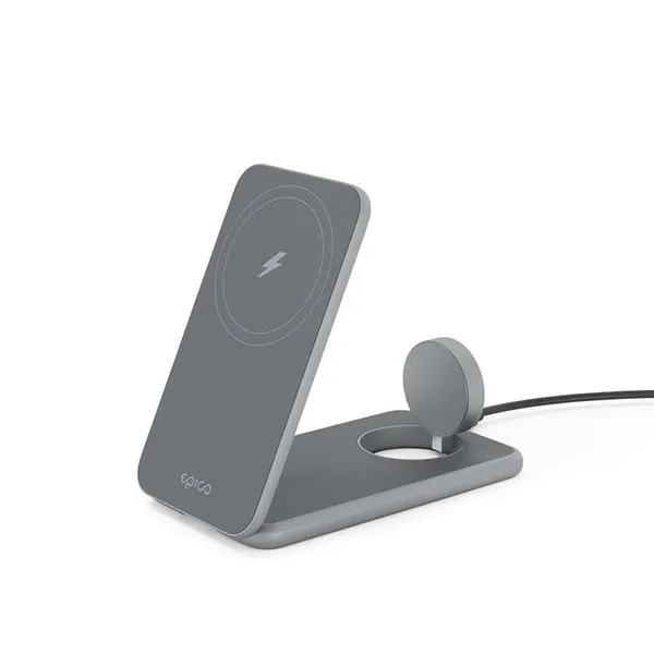 Epico Mag+ Foldable Charging Stand MagSafe compatible - space gray