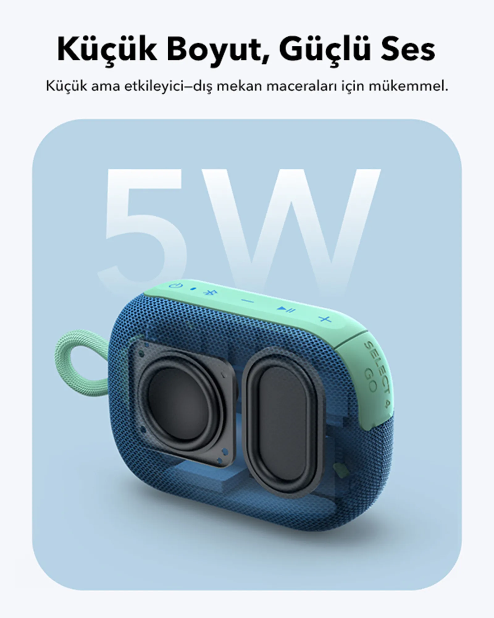 Anker Soundcore Select 4 Go BT Speaker, Blue