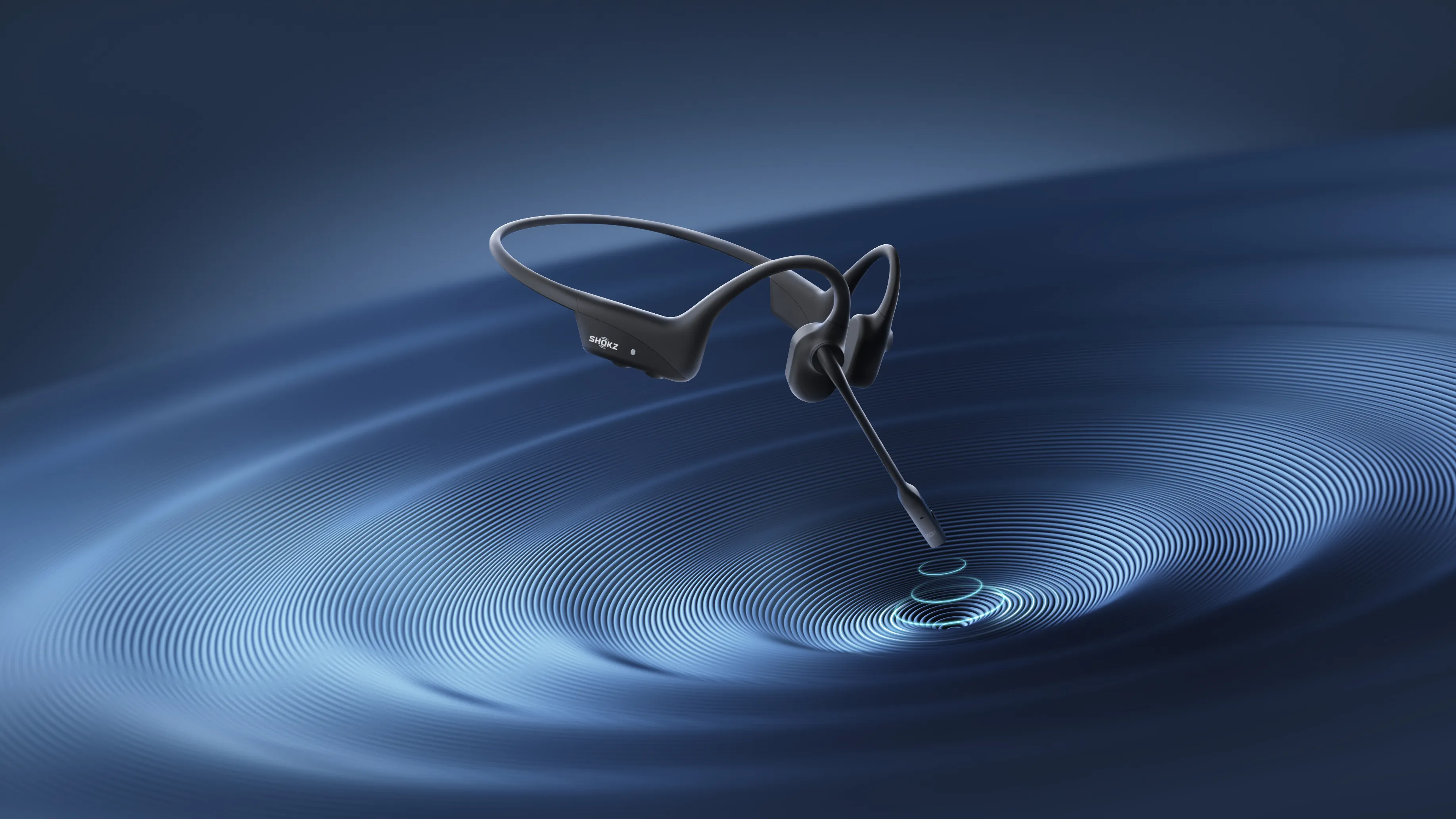 Shokz OpenComm2 UC Type A -luujohdekuulokkeet, musta