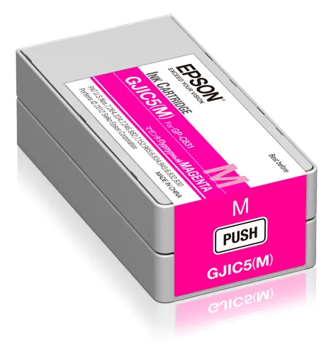 Epson GJIC5(M) - Magenta - alkuper&auml;inen - mustepatruuna malleihin Epson GP-C831, ColorWorks C831