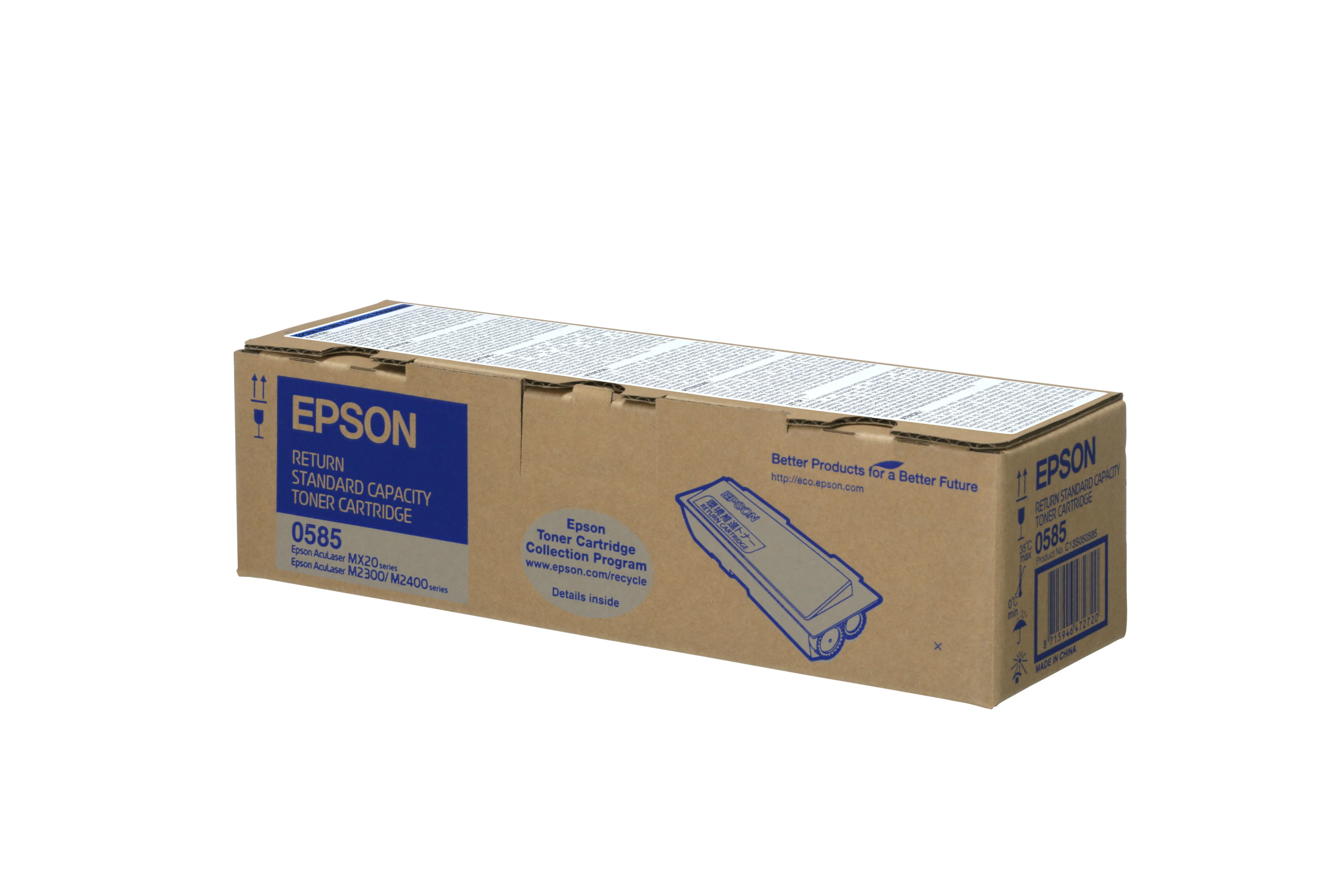Epson C13S050585 -laserv&auml;rikasetti, musta