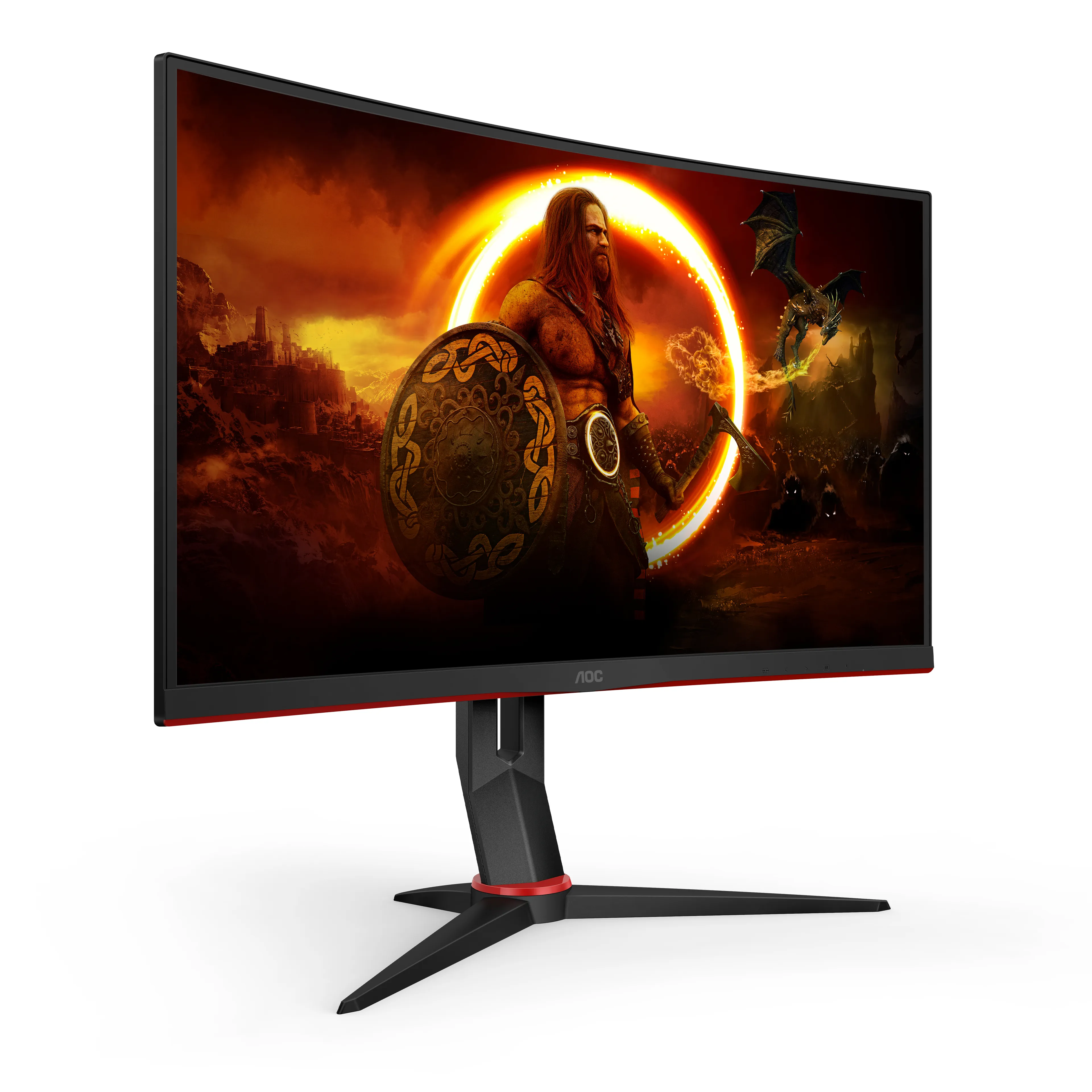 (L&ouml;yt&ouml;nurkka) AOC 27&quot; C27G2ZU/BK, Full HD, VA -kaareva pelin&auml;ytt&ouml;