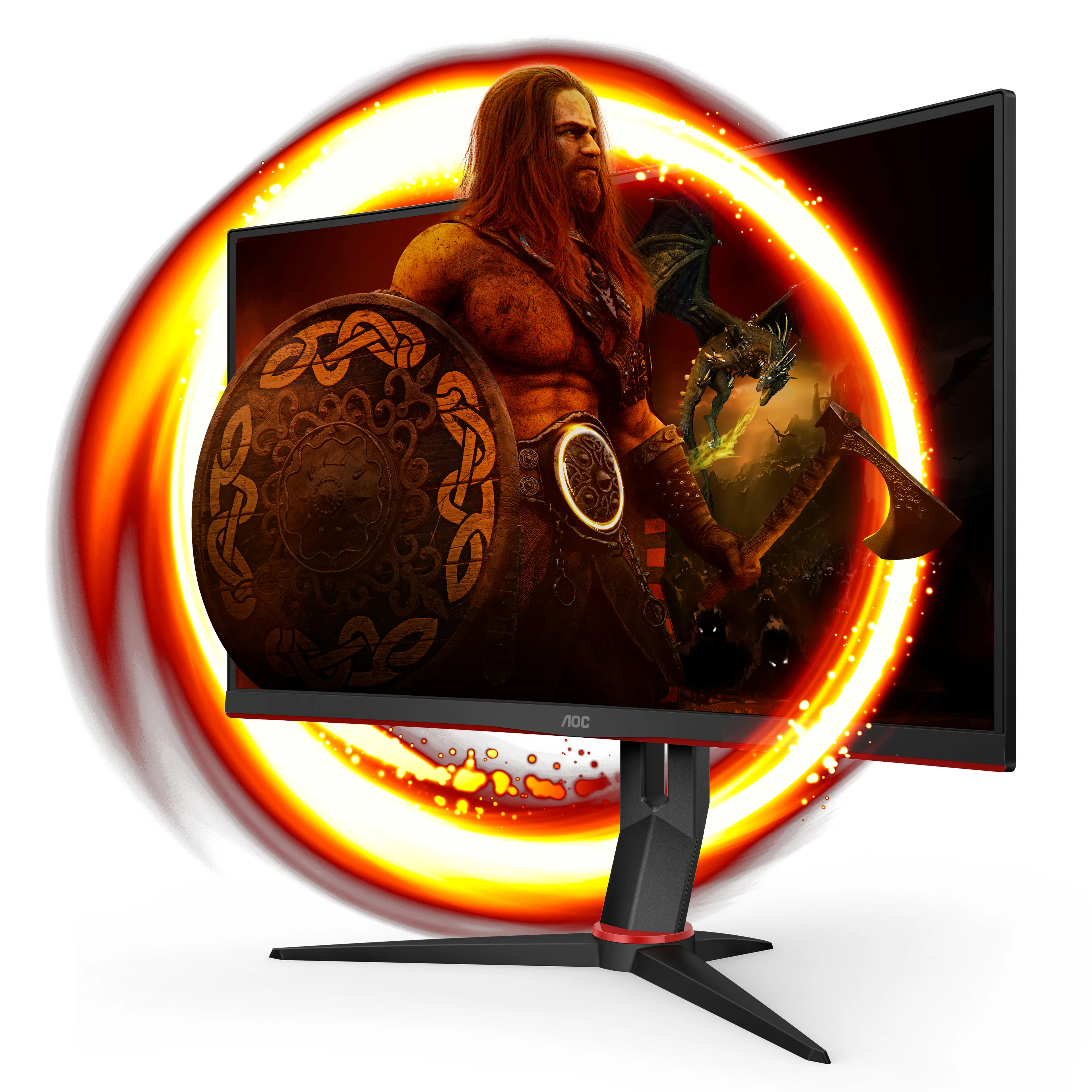 (L&ouml;yt&ouml;nurkka) AOC 27&quot; C27G2ZU/BK, Full HD, VA -kaareva pelin&auml;ytt&ouml;