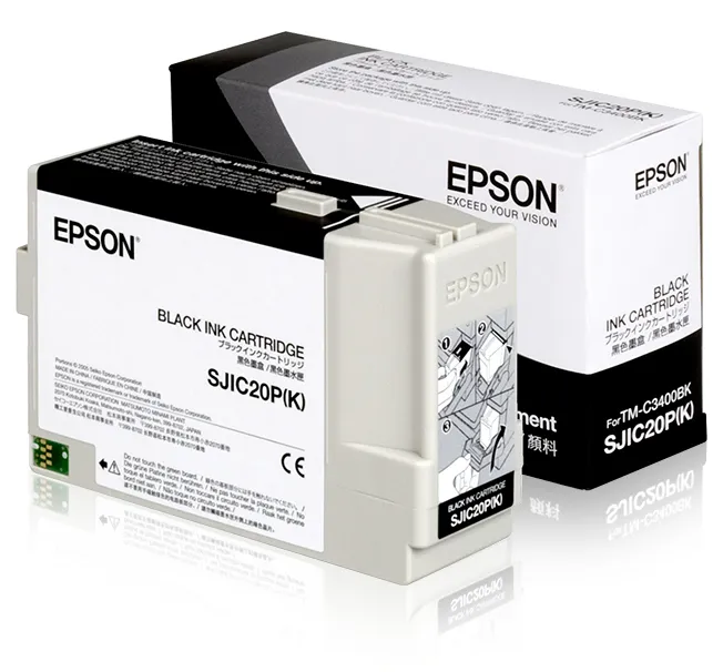 Epson SJIC20P(K)-mustekasetti, musta