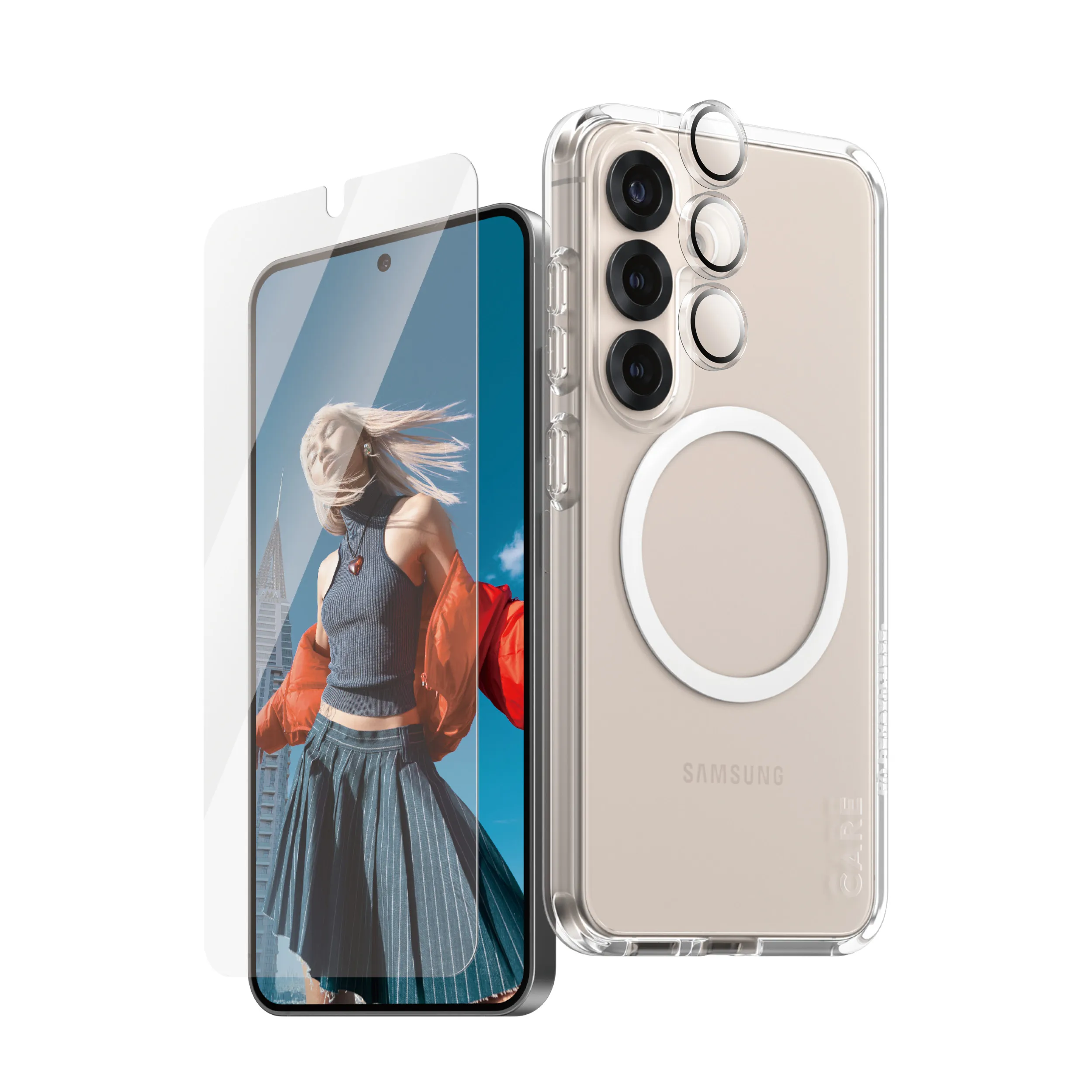 PanzerGlass Flagship for Galaxy S25, Clear
