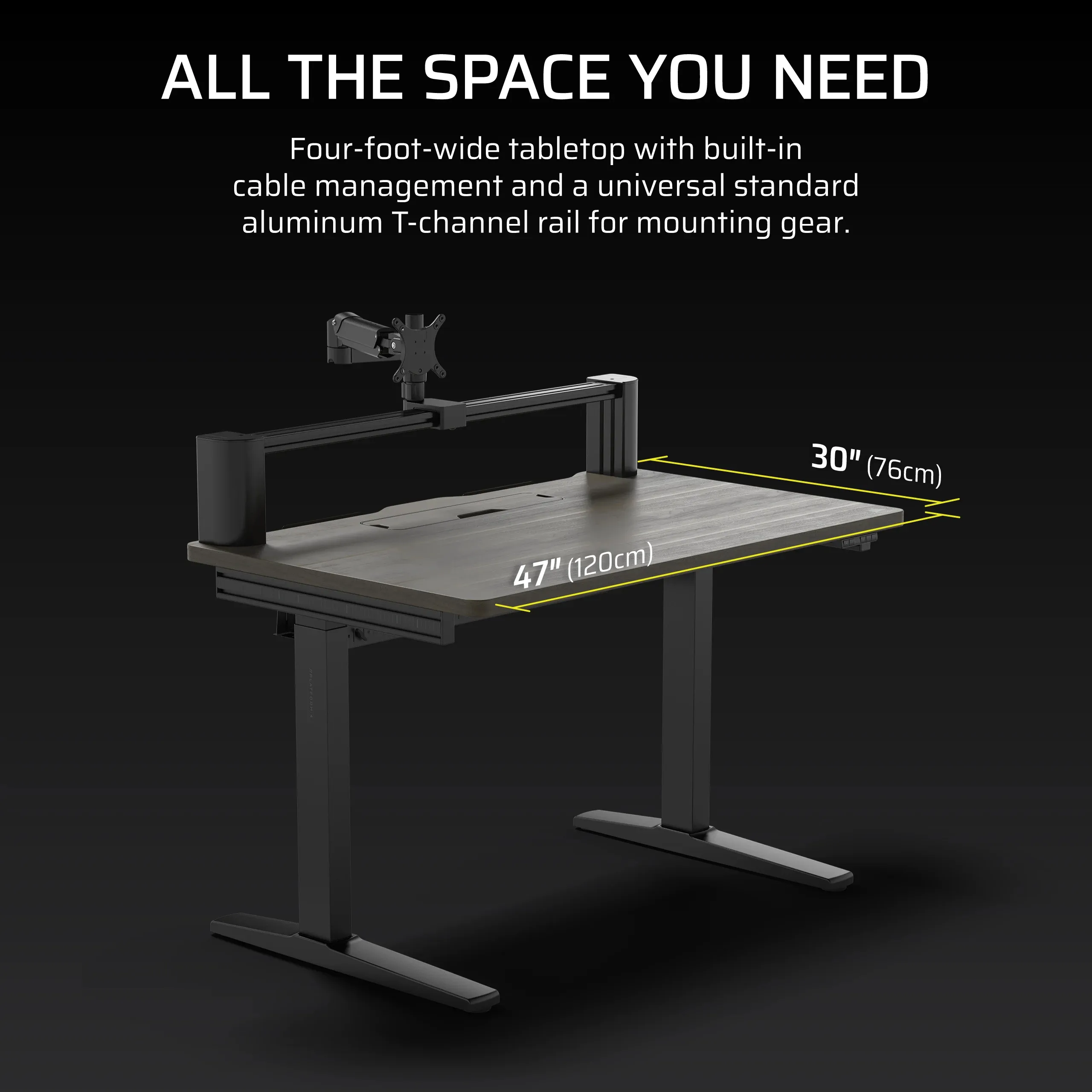 Corsair Platform:4 - Wood, Adj. Height