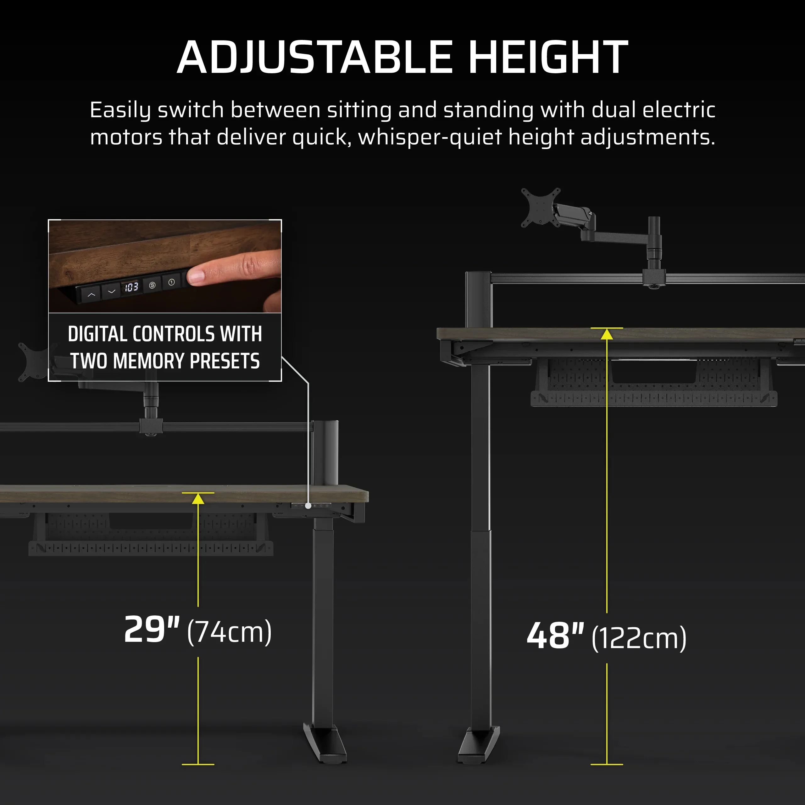 Corsair Platform:4 - Wood, Adj. Height