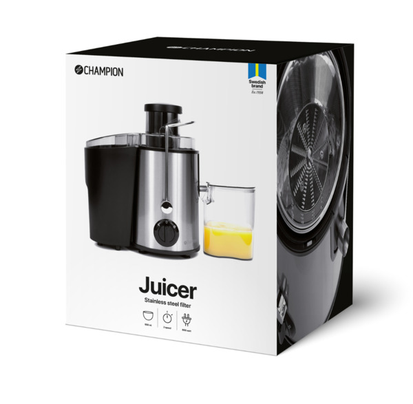 Champion RS400 Mehulinko, 600 W, 0,5 L, ruostumaton ter&auml;s/musta