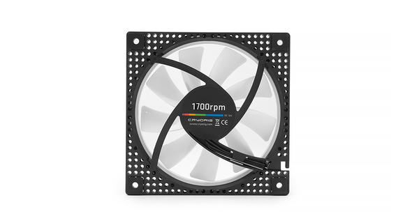 Cryorig Crona X - PWM, ARGB, 120mm - chassi fl&auml;kt, vit