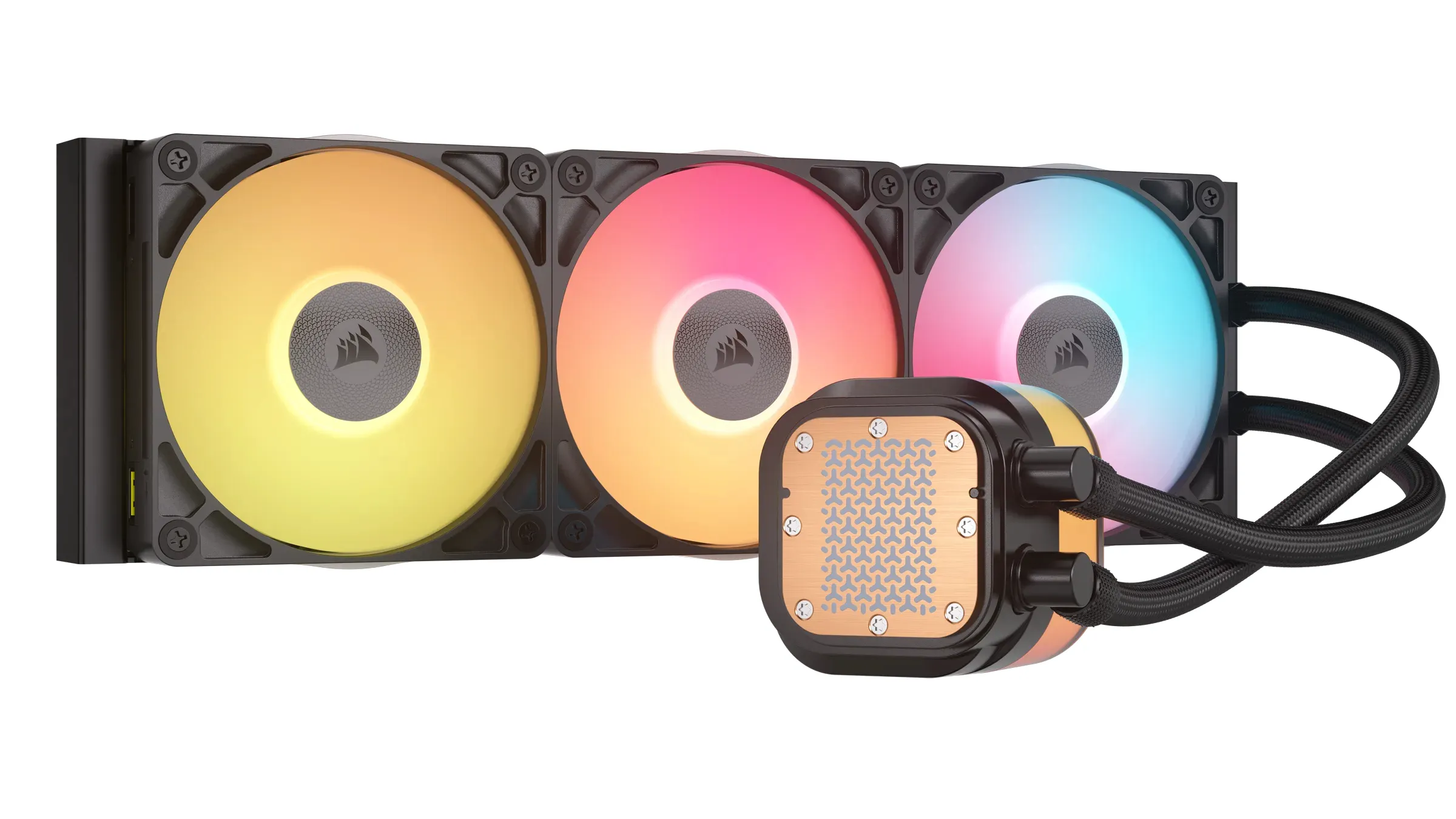Corsair iCUE Link Titan 360 RX LCD AIO -nestej&auml;&auml;hdytysj&auml;rjestelm&auml;, musta