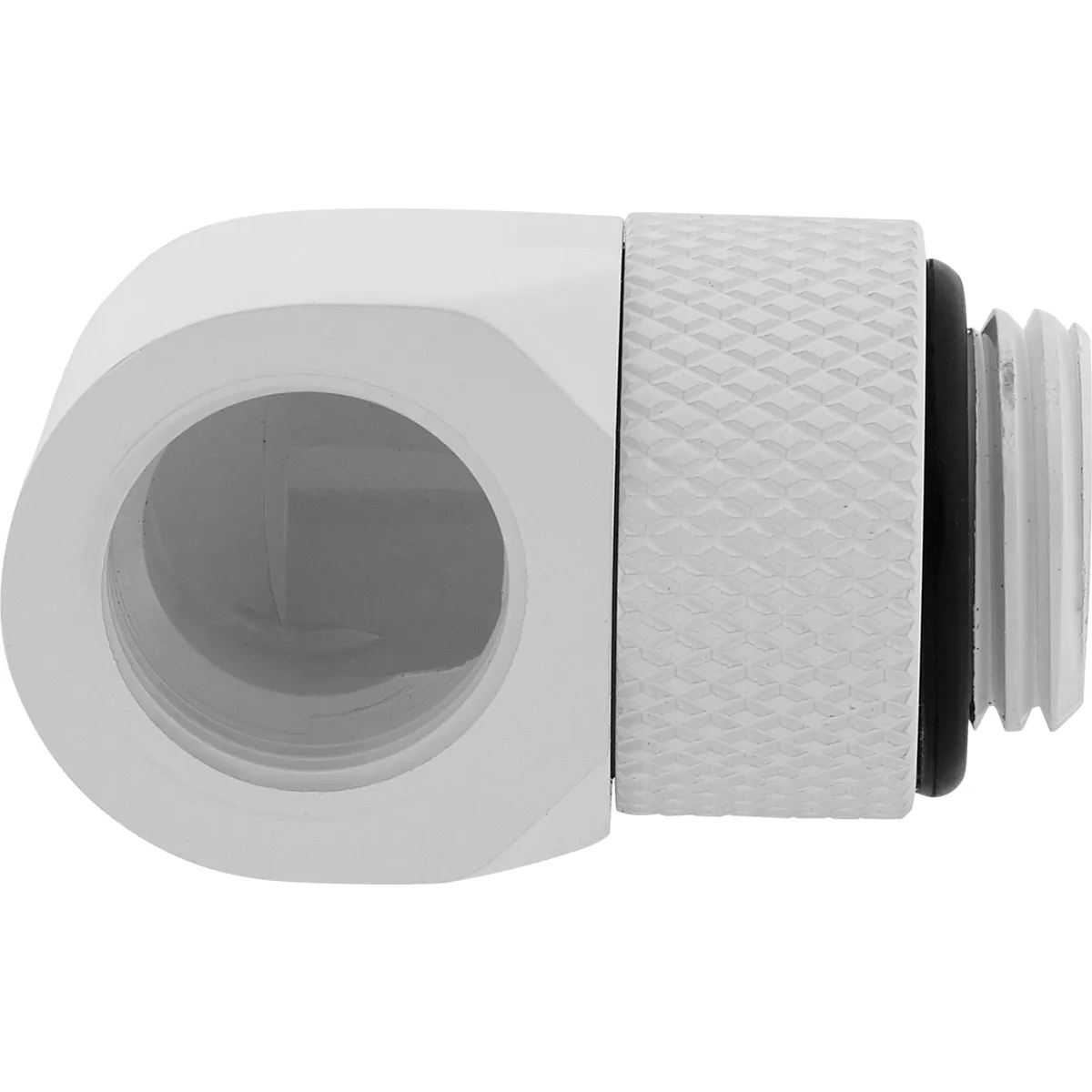Corsair Fitting (adapter),XF Adapter 2-pack (90° Angled rotary_ glossy white)
