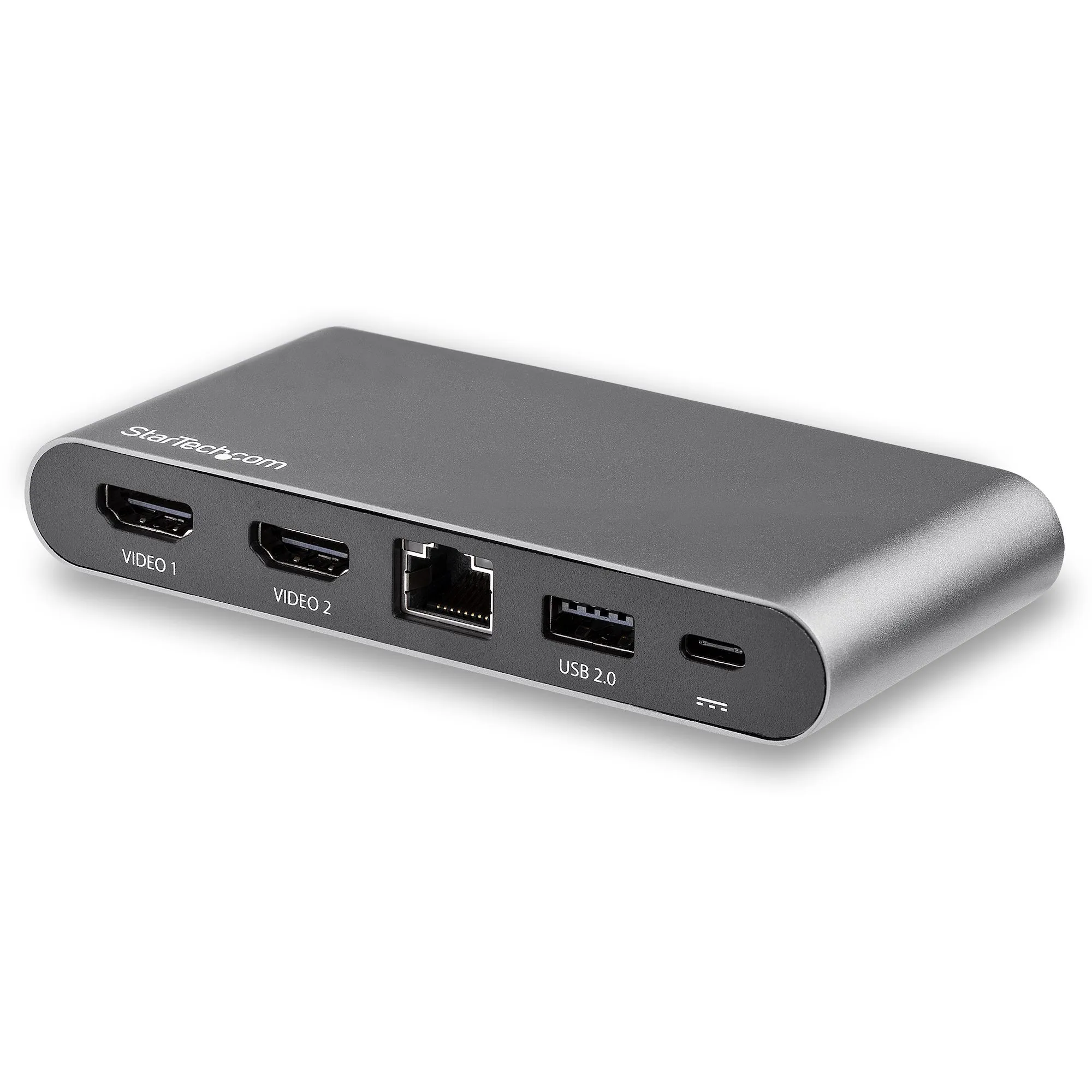STARTECH.COM USB-C Multiport Adapter - Dual-Monitor - Windows - USB-C to Dual 4K HDMI Adapter - 2x USB-A Ports - 100W PD 3.0 - GbE