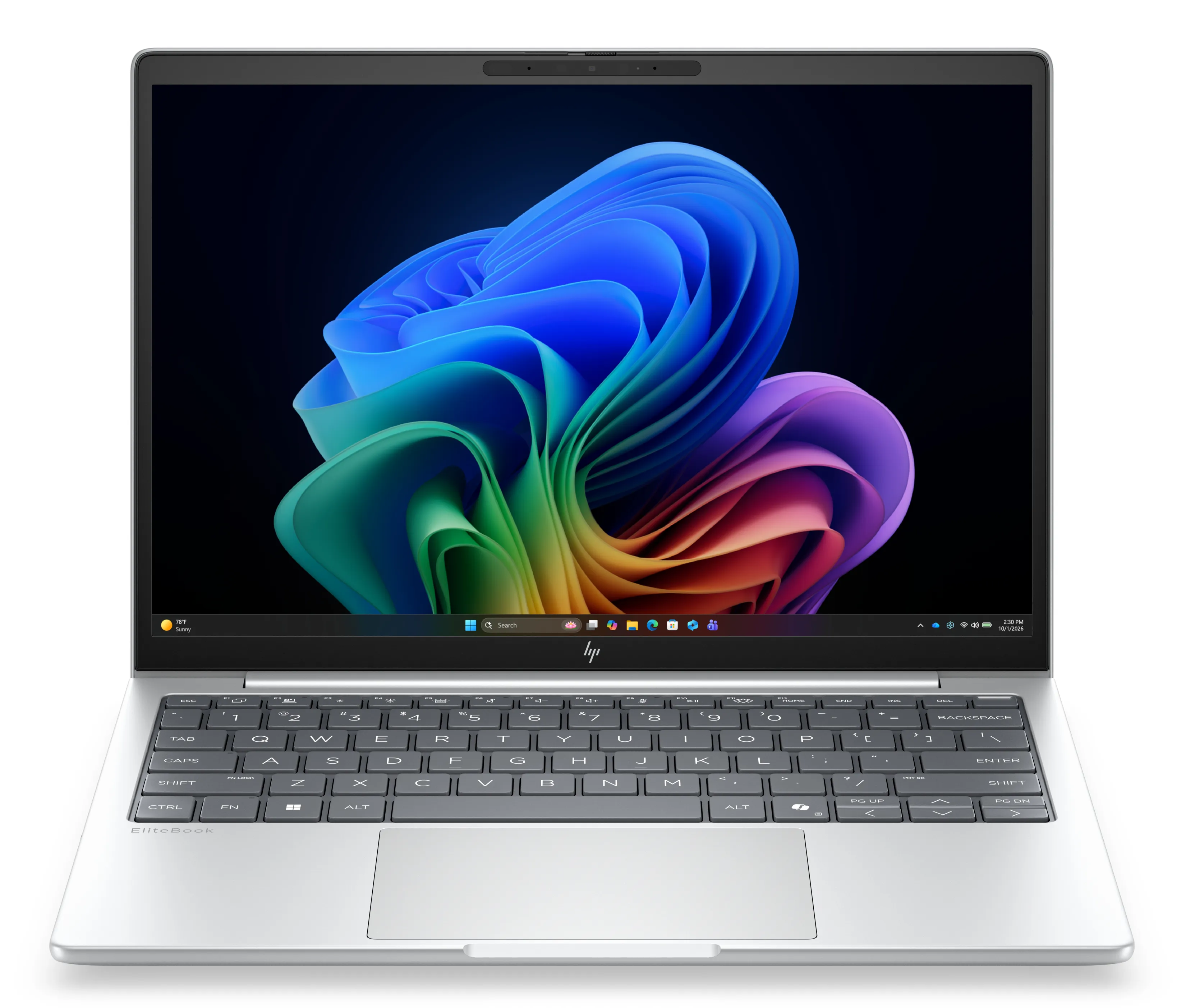HP EliteBook 8 G2i 13.3" Ultra 5 335, 16 Gt, 512 Gt, Win 11 Pro -kannettava, hopea