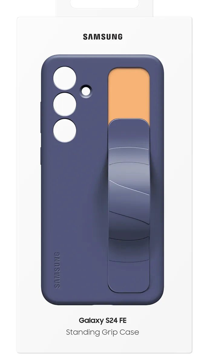 Samsung Galaxy S24 FE Standing Grip -suojakuori, Musta