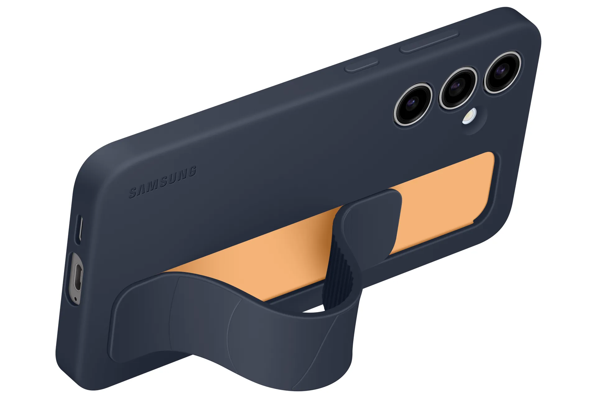 Samsung Galaxy S24 FE Standing Grip -suojakuori, Musta