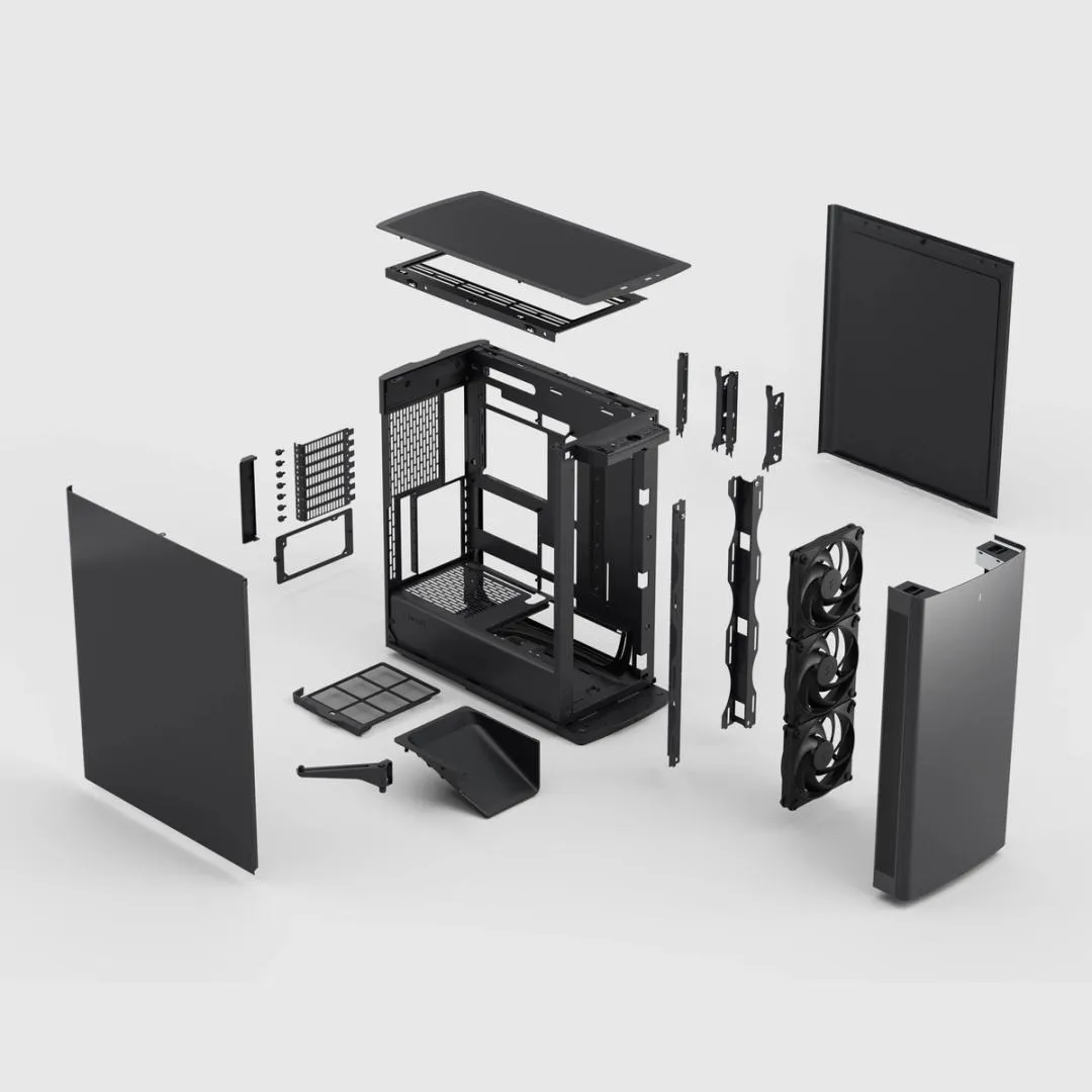 Fractal Design Define One Dark Solid -miditornikotelo, musta