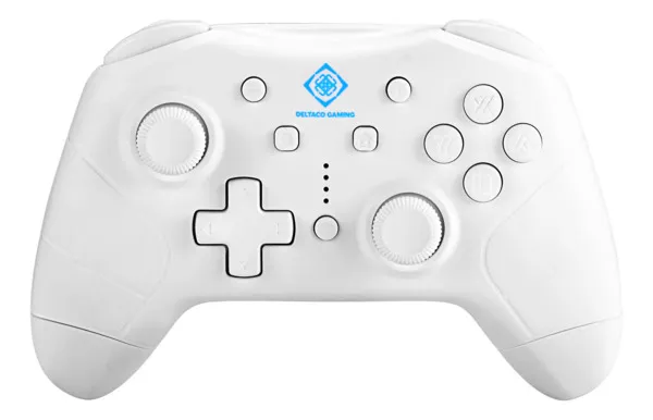 Deltaco Gaming bluetooth controller, vit (PC, Android, Nintendo Switch)
