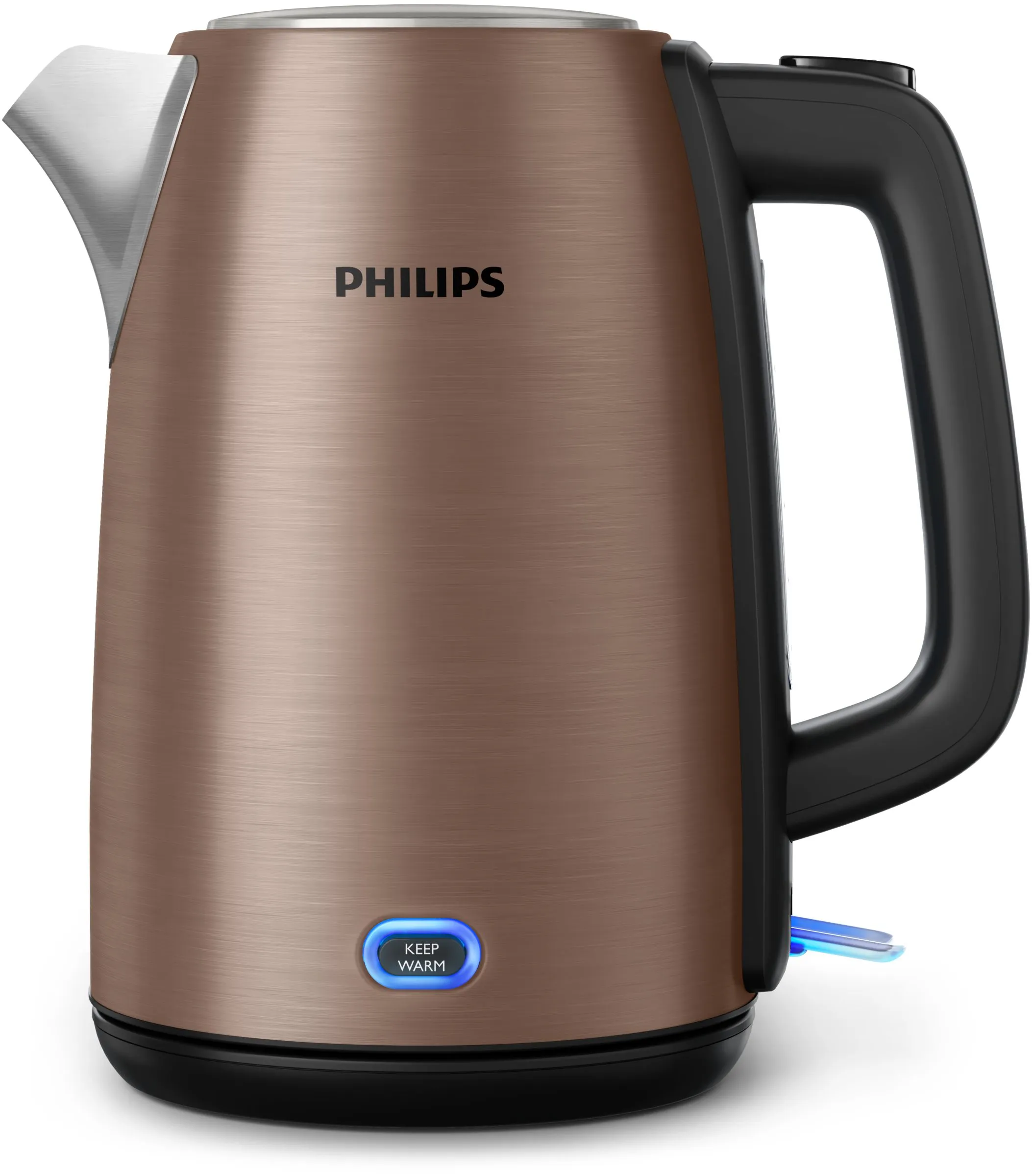 Philips Viva Collection HD9355/92 vattenkokare, 1,7 l, 2060 W, Black Copper