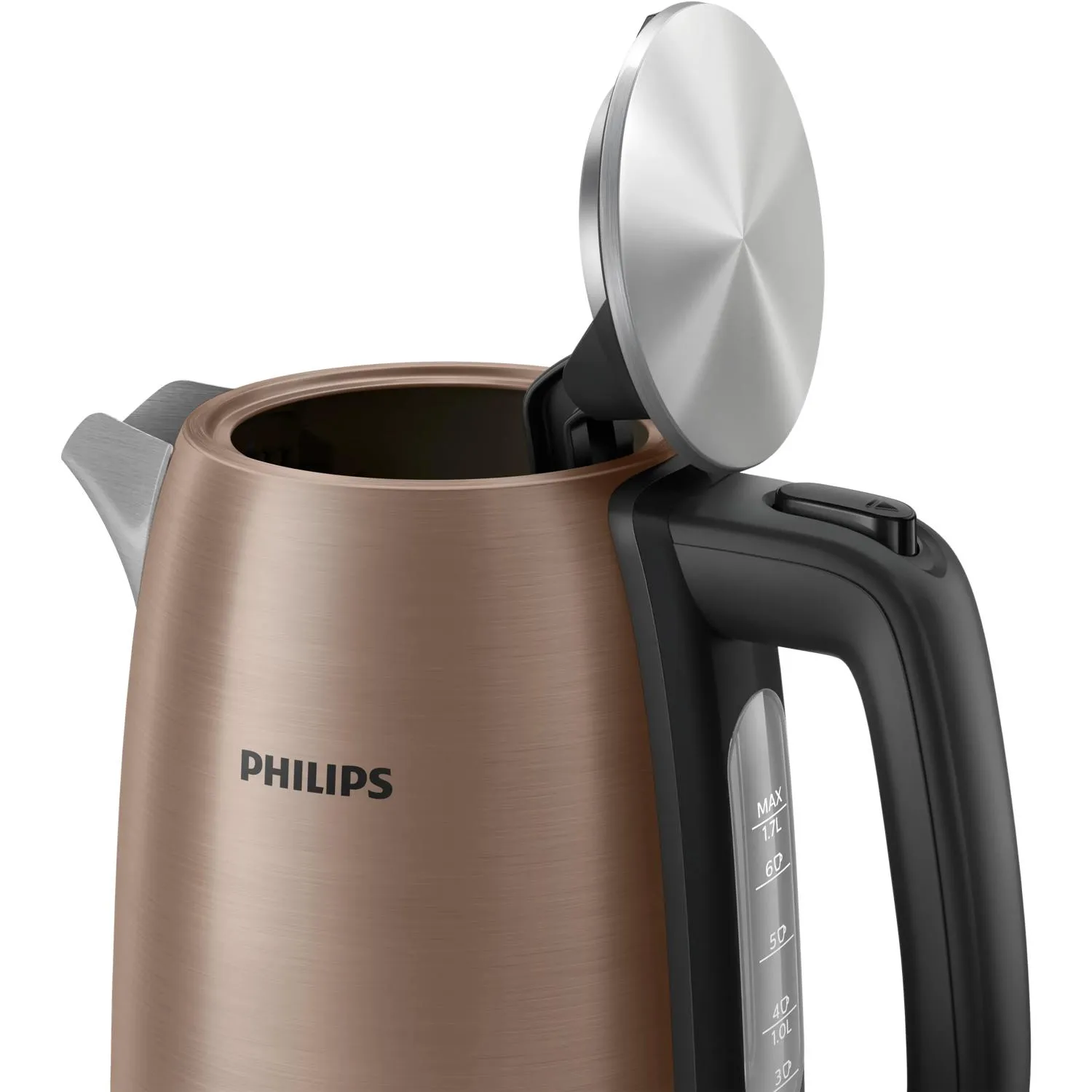 Philips Viva Collection HD9355/92 kettle, 1.7L, 2060W, Black Copper