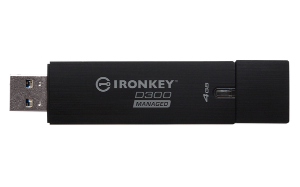 Kingston IronKey D300SM 4 GB USB 3.2 Gen 1x1 - minne, Svart