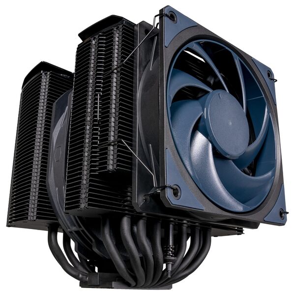 Cooler Master MasterAir MA824 Stealth, 2x120 mm CPU Cooler, Black