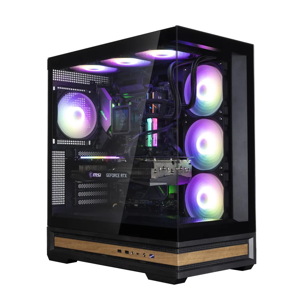ZALMAN P40 NAMU Midi-Tower Case with window, with RGB lighting, Black