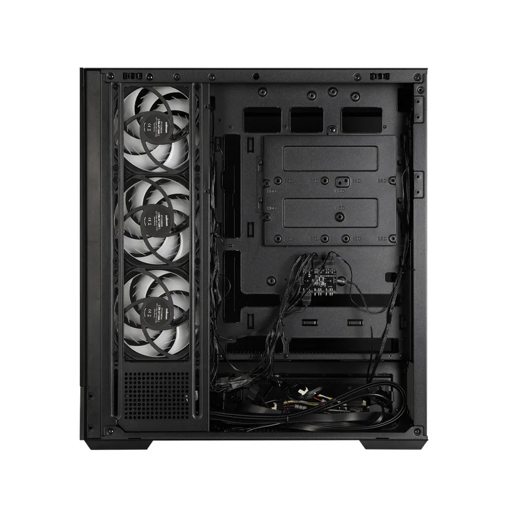 ZALMAN P40 NAMU Midi-Tower Case with window, with RGB lighting, Black