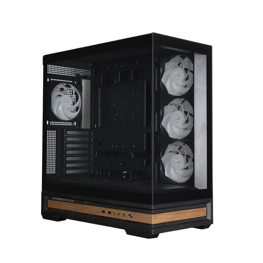 ZALMAN P40 NAMU Midi-Tower Case with window, with RGB lighting, Black