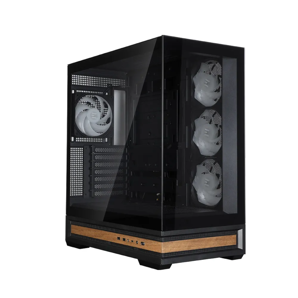 ZALMAN P40 NAMU Midi-Tower Case with window, with RGB lighting, Black